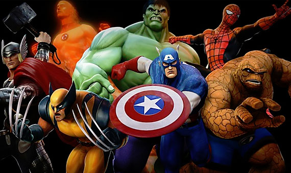 Marvel Heroes Key Art