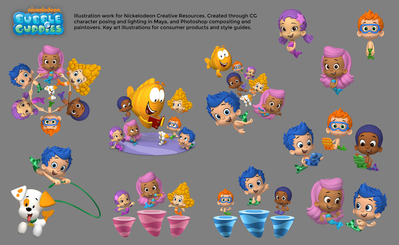 Bubble-Guppies-Characters