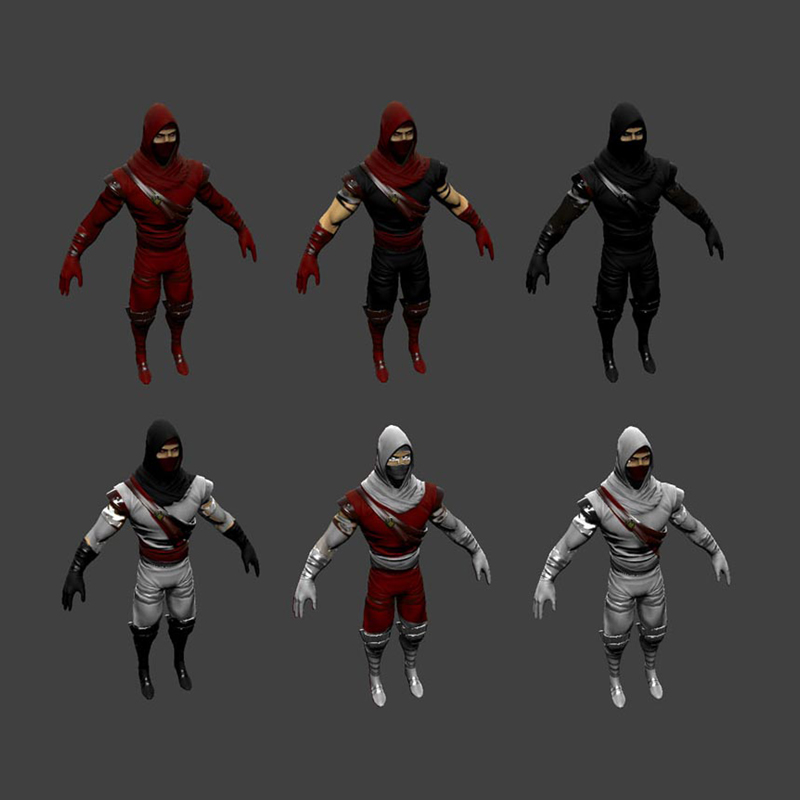 handninja-color-variations